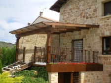 Mora de rubielos, Teruel.cubierta combinada vidrio y acero corten.vidrio isolar solarlux neutro 65 templado-camara15mm-multipak 4+4. estructura en acero sujecccion superior aluminio.foto13.jpg